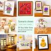 DIY Dried Flower Specimen Sticker Set for Kids: Handmade Pressed Flower Frames & Resin Bookmark Craft Kit
