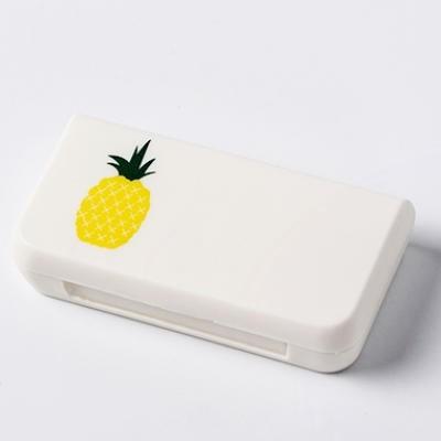1 Pc 3 Lattices Pill Box Tablet Cactus Leaf Pillbox Dispenser Medicine Boxes Dispensing Medical Kit Mini Organizer Case