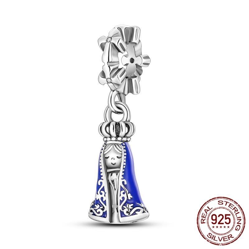 Mula Koppar Blå Resa Flygplan Berlocker Hänge Pärlor Passar Originalpan Armband Smycken För Kvinnor Diy Gåva