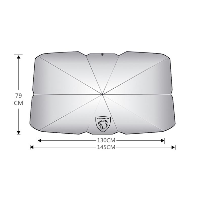 Car Window Sun Shade Windshield Anti-UV Protection For Peugeot 408 4008 308 3008 Rifter 5008 508 2008 208 301 RCZ Accessories ENH5