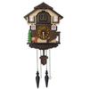 Vintage Black Forest Cuckoo Clock for Home Room Decorative Handcrafted Wooden Wall Clock Cuccu Watch Nordic Decor