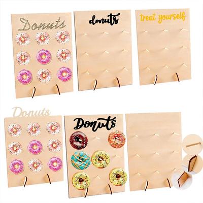 Gastgeschenke Partyzubehör Hochzeitsdekoration Lagerregale Donut Halter Donutständer Donut Wandständer