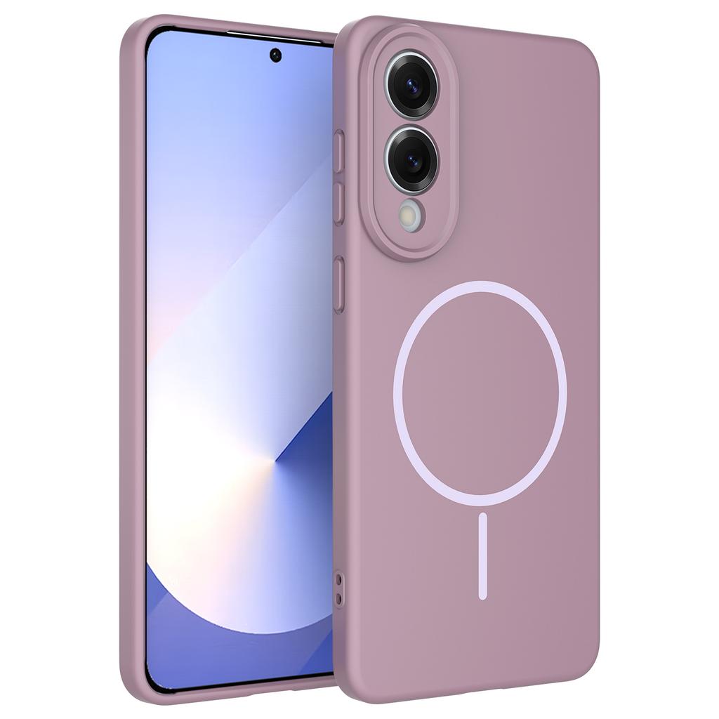 Official Same Model for Samsung S25fe Mobile Phone Case Frosted Fine Circle Magnetic Simple 24ultra Anti-fall Protective Cover