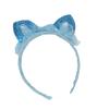 Dziewczyny Słodkie kocie uszy Kształt Gaza Cekiny Opaska Opaska do włosów Akcesoria do obręczy