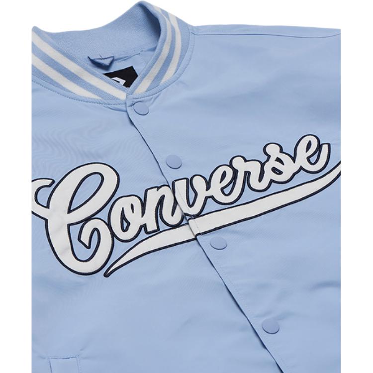Converse Baseballjacke Unisex Hellblau 10026912-A04