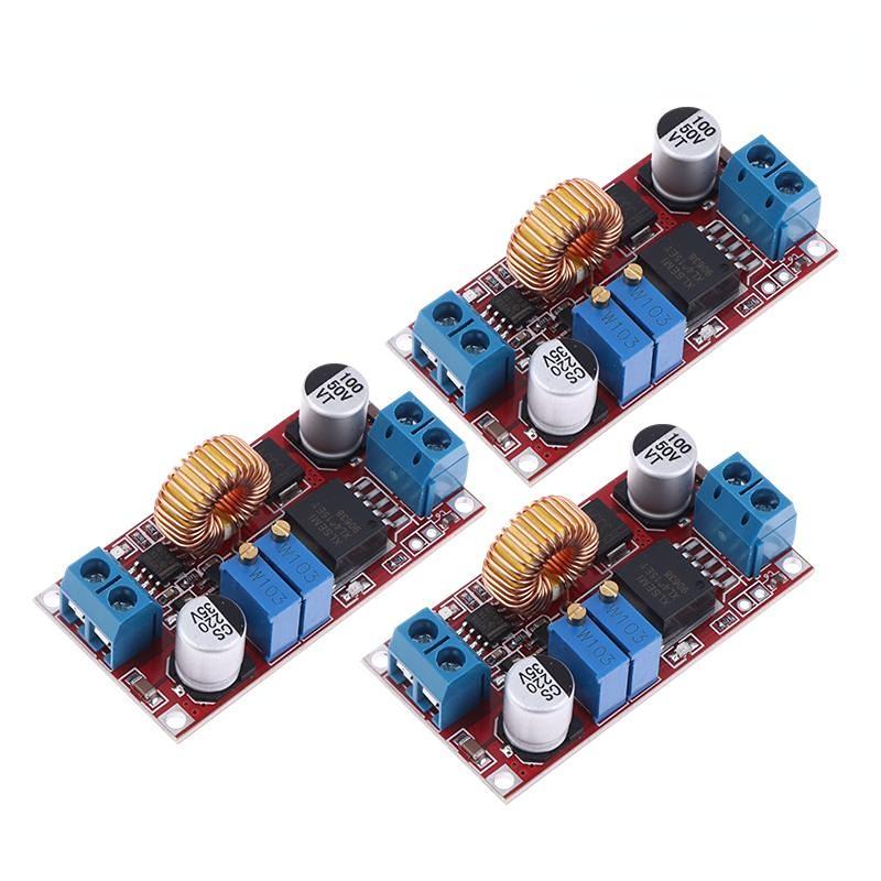 1/2/3PCS XL4015 5A DC-DC Adjustable Converter 4-38V To 1.25-36V Lithium Battery Step Down Charging Board Led Power Converter