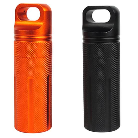 Waterproof Mini Aluminum Pill Box Case Bottle Holder Outdoor Emergency Container