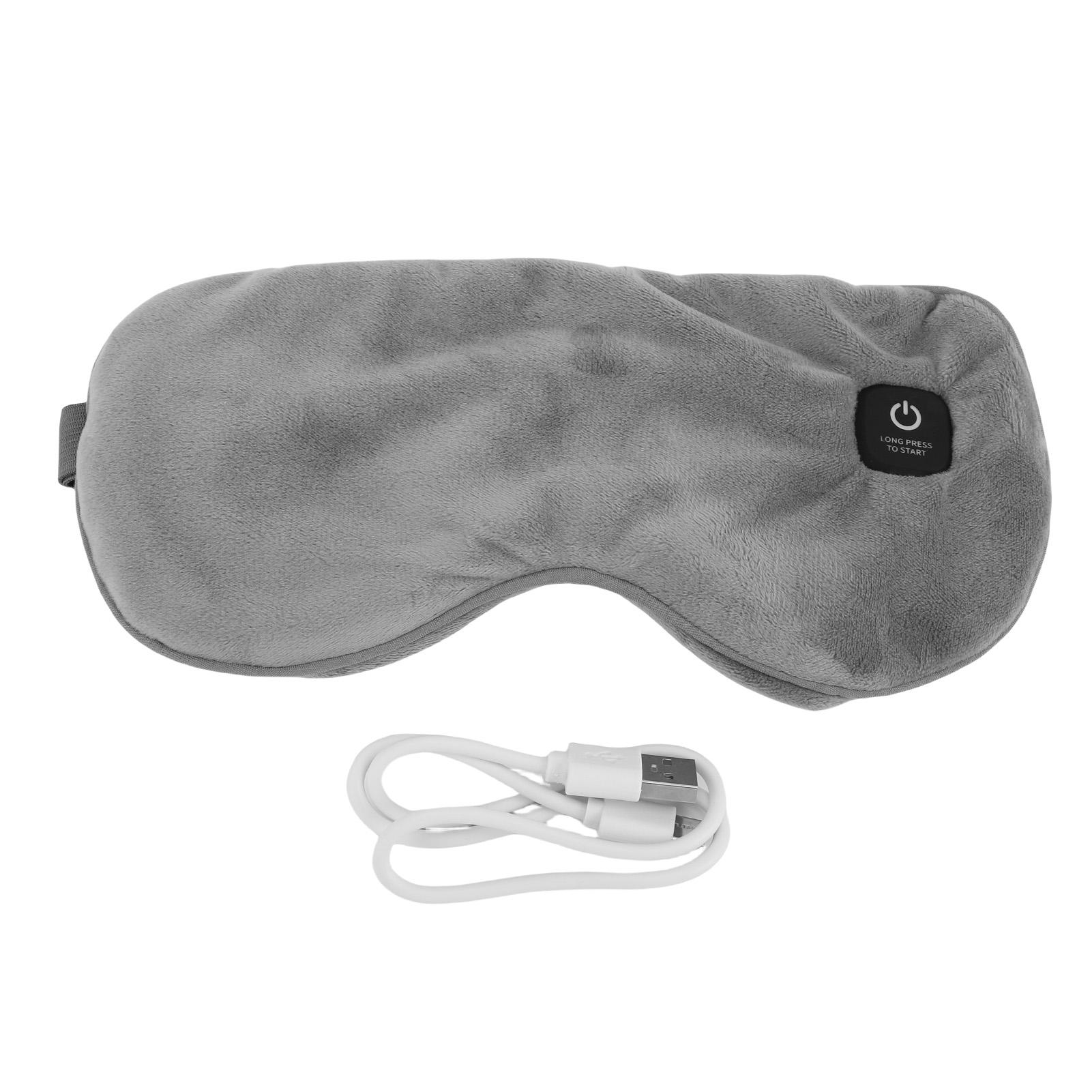Heated Eye Cover 3 Level Heating Warm Compress USB Electric Eye Heating Pad Rechargeable for Home Travel Warm Eye Compress