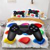 Gaming Bedding Set Twin Full Size Kids Gamepad Duvet Cover For Boys Girl Bedroom Decor Polyester Game Controller Comforter Cover