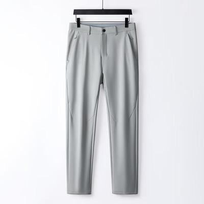 Yiliteng Herren Klassische Business Casual Gerade geschnittene Hose YTMMC99031