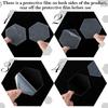 20/50Pcs Clear Acrylics Sheets 3Inch Hexagonal Sheets Hexagonal Acrylics Slices for Drawing Painting Handmade Craft