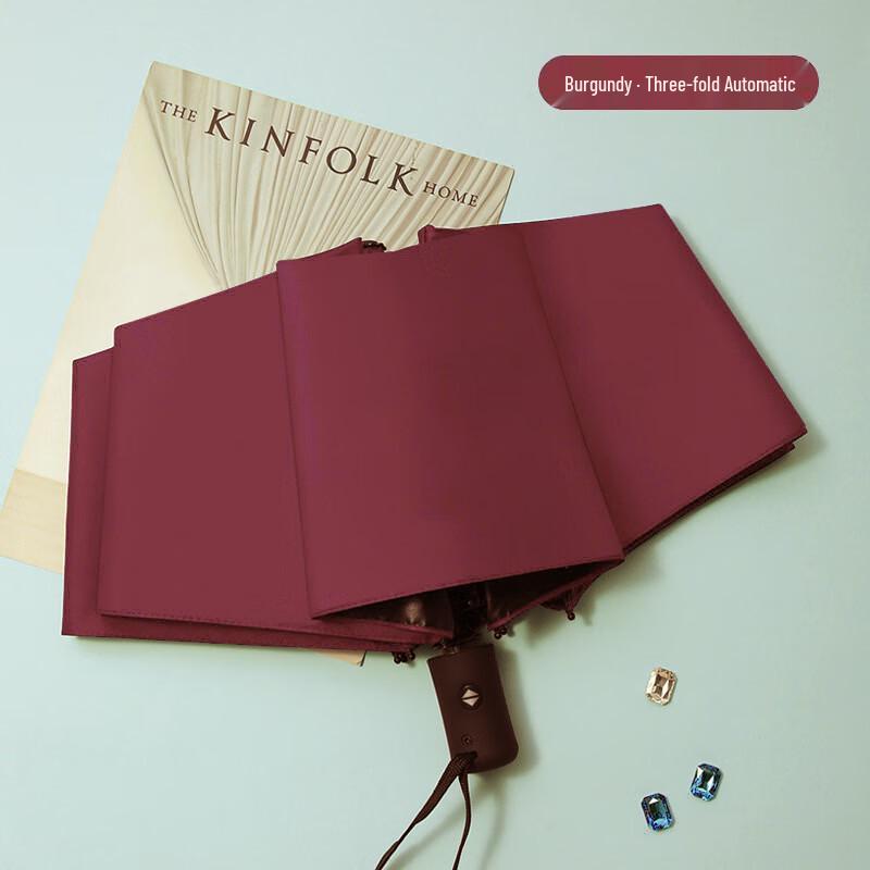 Púliàn Manual Three-Fold UV Sun & Rain Umbrella