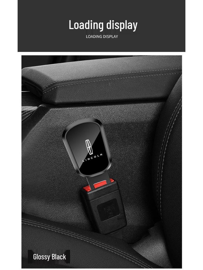 Compatible Seatbelt Extension Strap for Lincoln Z, Corsair, Navigator, and Aviator