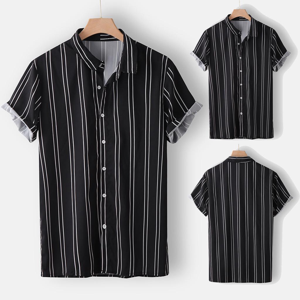 

Мужская летняя модная рубашка с несколькими карманами и короткими рукавами с лацканами, верхняя блузка