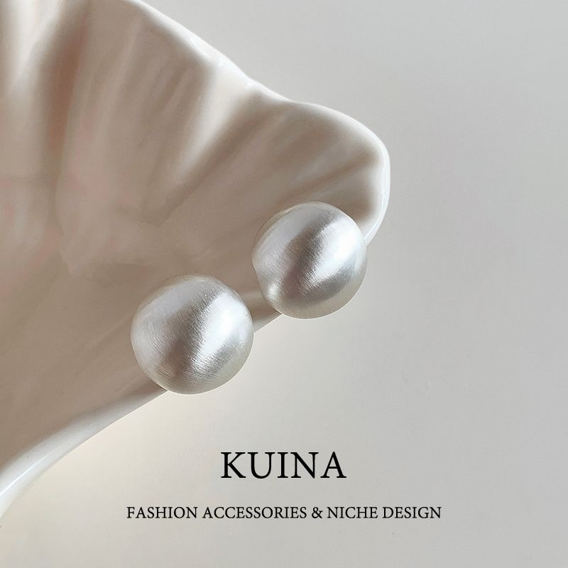 

Fancy Metal Brushed Earrings for Women Silver Light Luxury Temperament Square and round Face Easiest for Match Earrings 2025 New Best Selling Earrings Picture Color