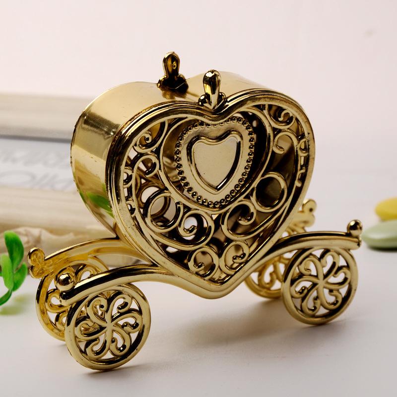 Creatieve Koets Zoete Snoepdoos Chocolade Cadeau Verjaardag Bruiloft Feest Decoratie