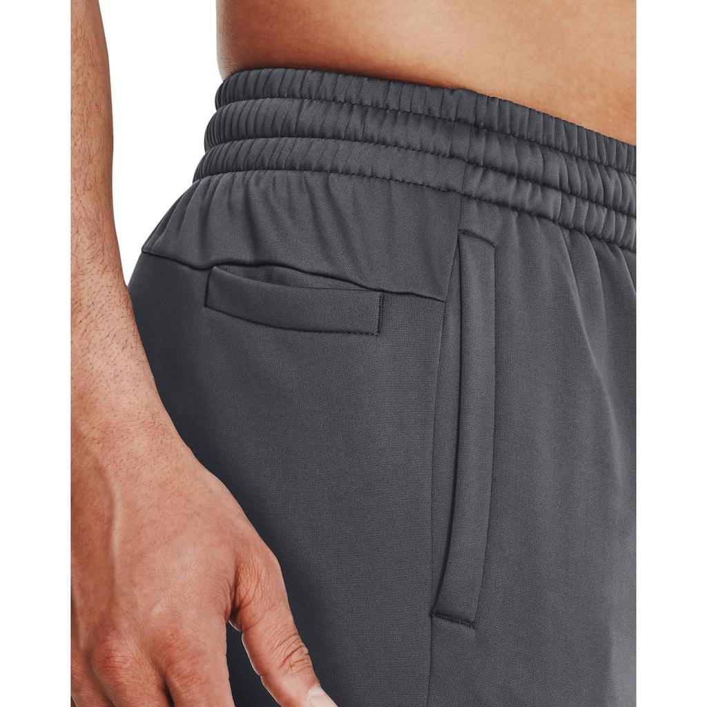 UA Armor Fleece Pants Pitch Gray Black LG