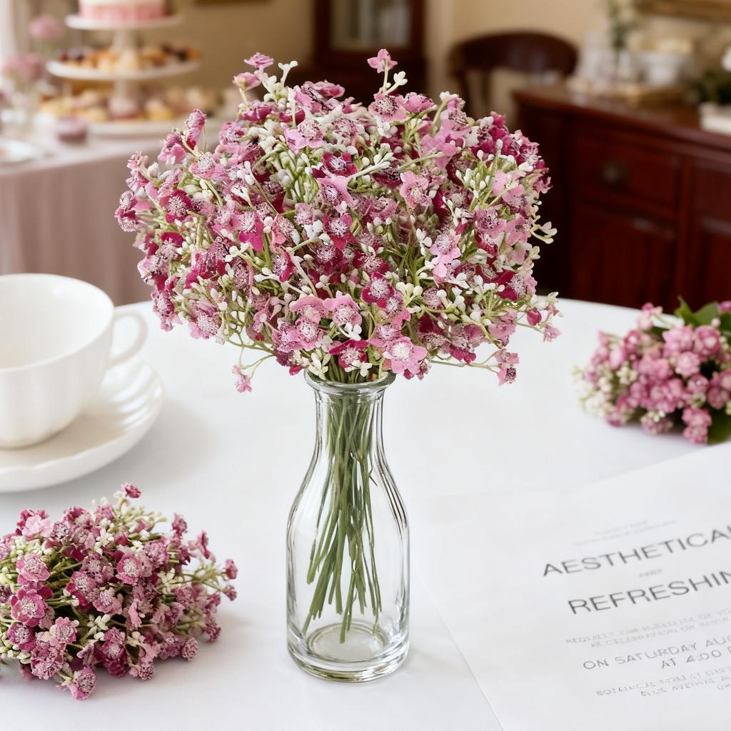Artificial Flowers Gypsophila High Quality Festival Wedding Bridal Bouquet Outdoor Yard Garden Home Room Table Diy Gifts Decora