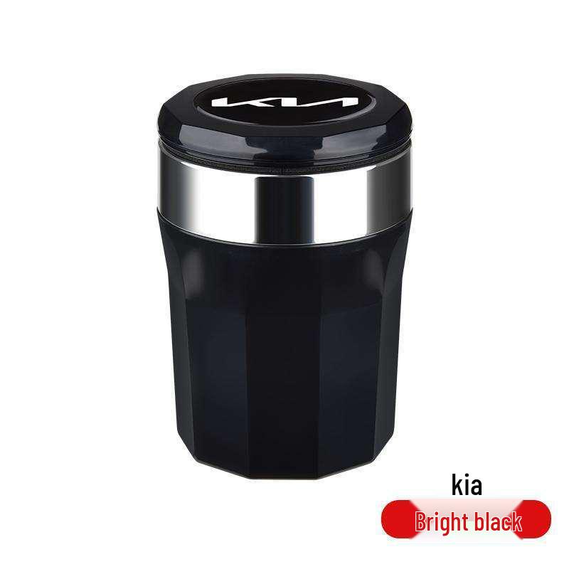 Kia EV5/K5 2025 High Flame Retardant Car Ashtray with Lid and Light