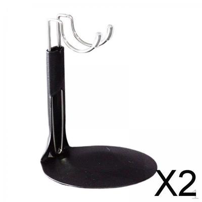 2x 1/12 Puppen Display Halter Spielzeug Ständer Modell Unterstützung Verstellbar