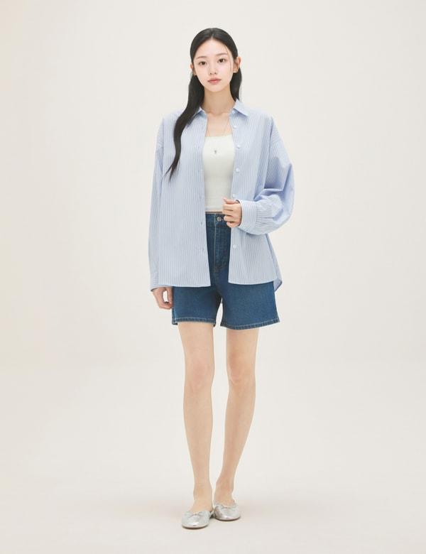 ROEM Basic Denim Shorts Rmtjg26G11