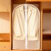 Storage Dust Cover Waterproof Visible Moisture-proof Mildew Proof Hanging Pocket Coat Suit Hanging Cotton Jacket Bag Long Style