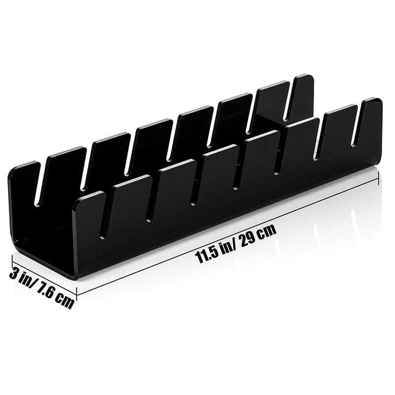 7-Holes Baseball Cap Display Rack Durable Clear Acrylic Hat Holder For Home Closet Storage Organization Stores Decoration