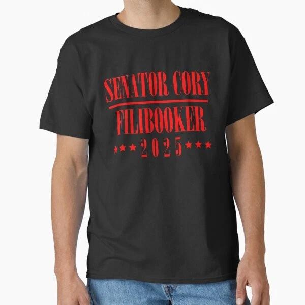 Senator Cory Booker Filibuster Cory Filibooker N Made In Usaaus Tshirt S2xl S
