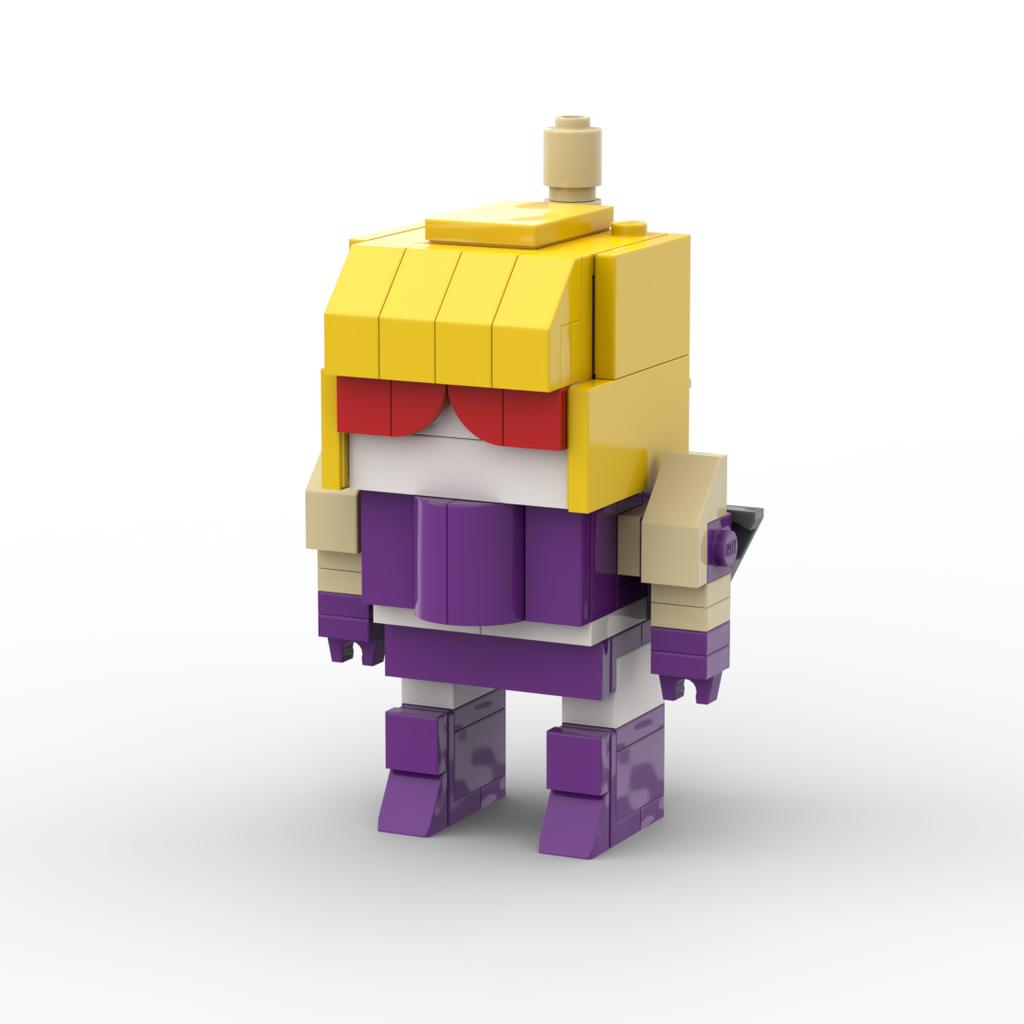 *Transform Auto Robot Brickheadz * Star Scream Jazz Prime DIY Enlighten MOC Block Brick set,Compatible With