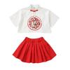 Ethnische Hanfu-Sommergarnitur für Jungen - Chinesischer Stil Schulchor & Abschlussuniform