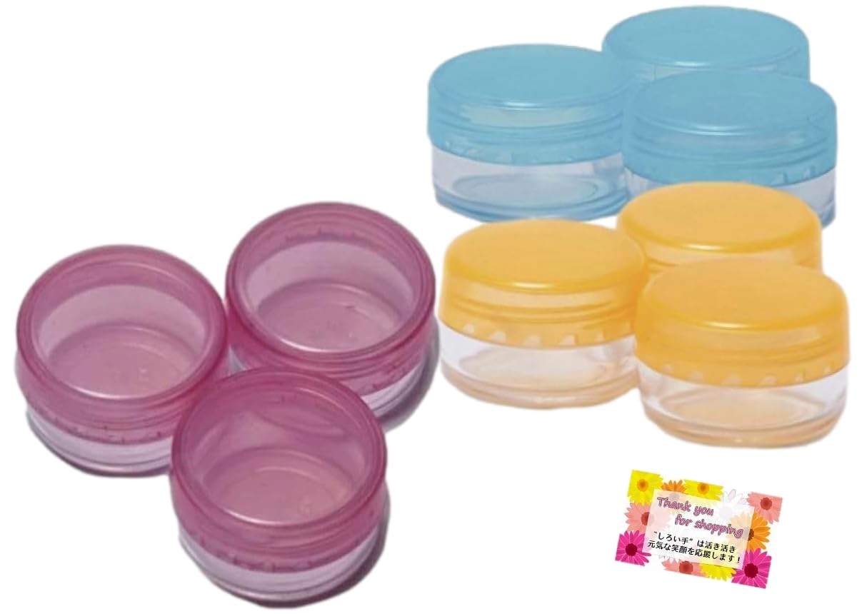 

Удобно для разделения крема Pure Color. Сделано в многоразовых контейнерах для дорожной косметики и ручной работы. Ассорти 10 мл, диаметр 39 мм x высота 24 мм.