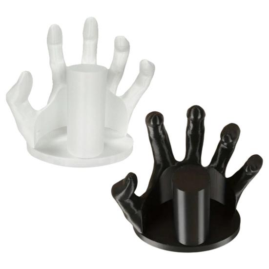 Hand-Shaped Tissue Holder Resin Toilet Paper Roll Stand Easy Installation Bathroom Kitchen Napkin Organizer