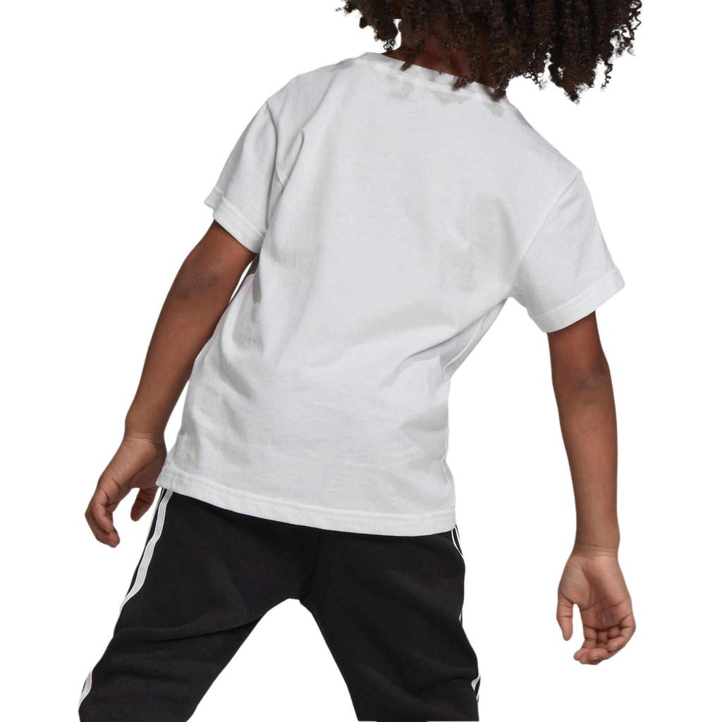 Adidas Originals TREFOIL TEE T Shirt White Children Aged 3 7 Years Old DV2857