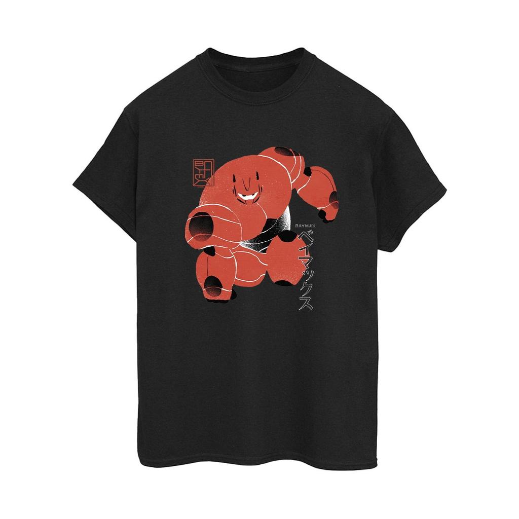 Disney Womens/Ladies Big Hero 6 Baymax Suite Pose Cotton Boyfriend T-Shirt