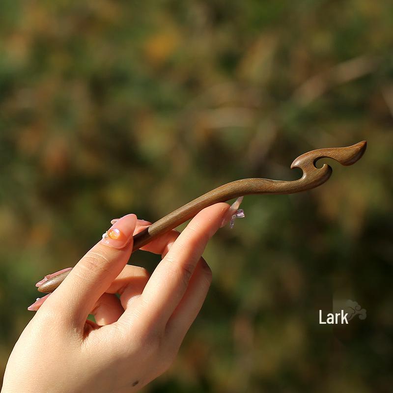 Livrare Gratuită Agrafă de Păr de Lux din Lemn de Piersic pentru Femei – Stil Chinezesc Antic & Modern