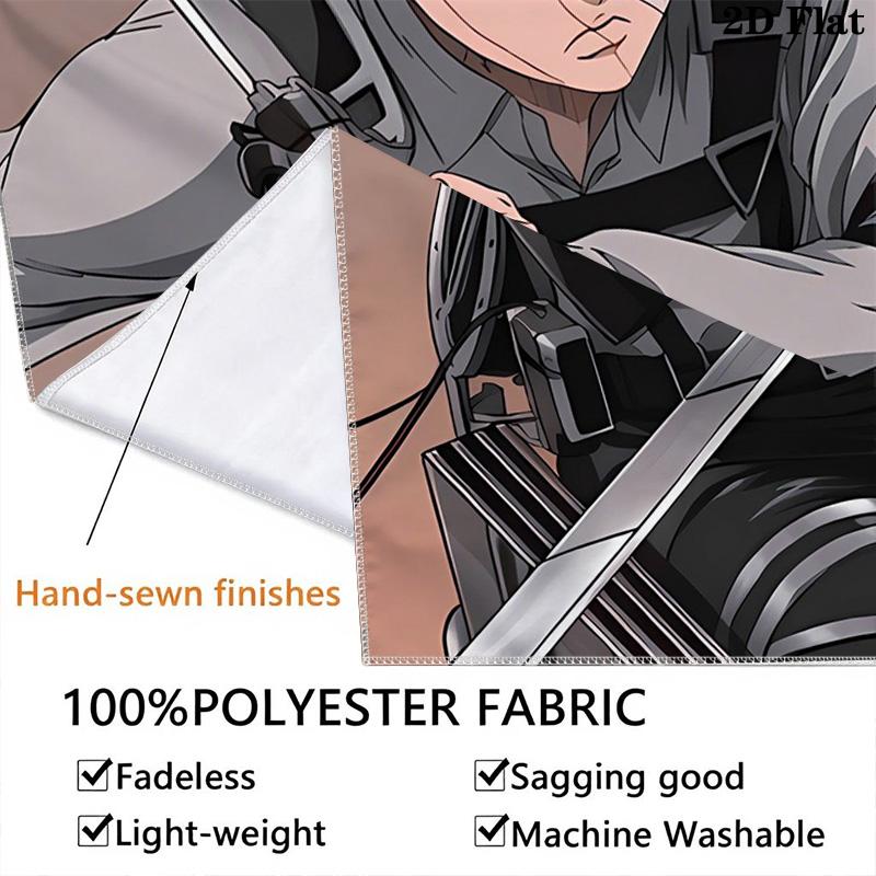 Attack on Titan Pattern Home Decor Tapestry, Wall Hanging, Decorative RV Wall Cloth.NGT0928274