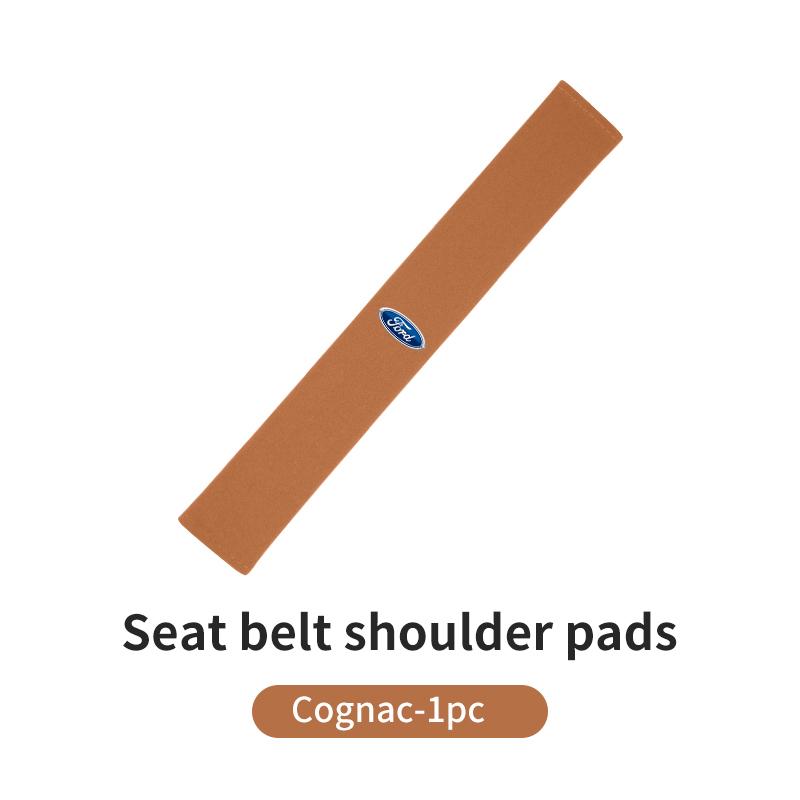 JQOZ8 Extended Suede Car Seat Belt Shoulder Pad Pressure Relief Cushion For Ford Escort KA Flex Everest KA Expedition Falcon Fusion