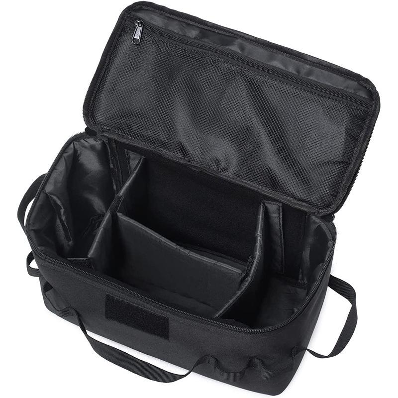 Large Capacity Outdoor Camping Storage Bag - Ground Nail Tool Bag With Picnic Cookware Utensils Kit Gas Canister Organizer