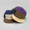 Japanese Embroidery Block Baseball Hats New Unisex Corduroy Breathable Retro Sunshade Versatile Street Fashion Peaked Caps