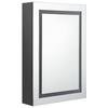 VidaXL LED Mirror Bathroom Cabinet Grey 50x13x70 Cm 326490