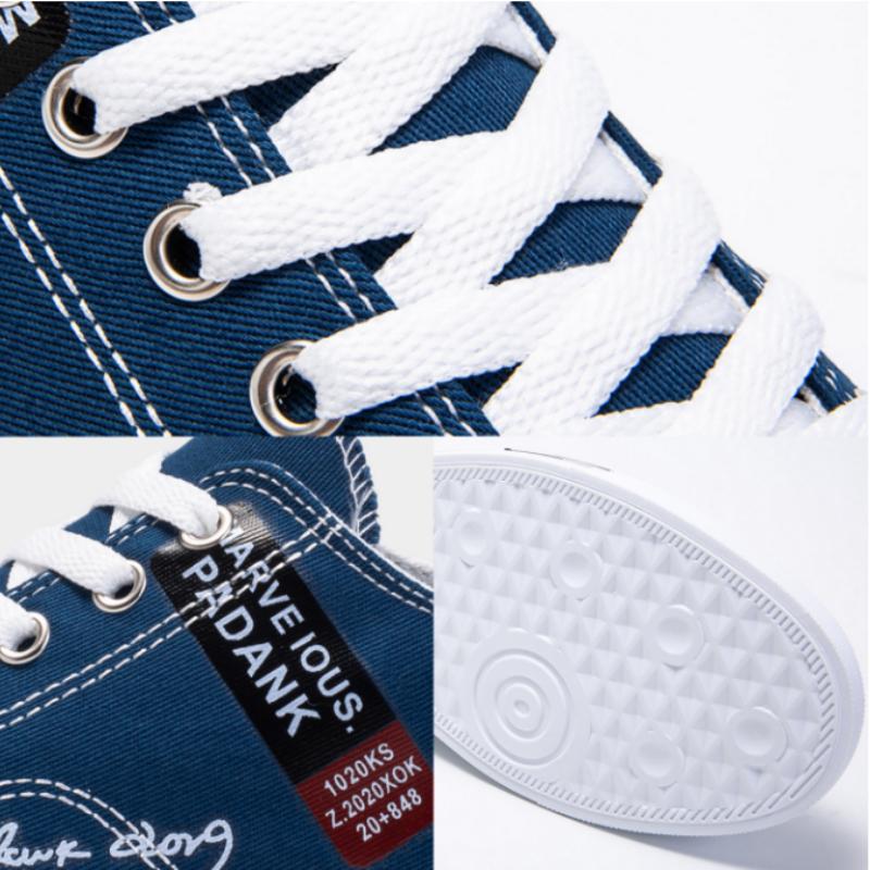 Fashion Breathable Men's Casual Shoes Lightweight Men Canvas Shoes Hong Kong Style Outdoor Mens Shoes New 2024 Sports Man Cloth Footwear
