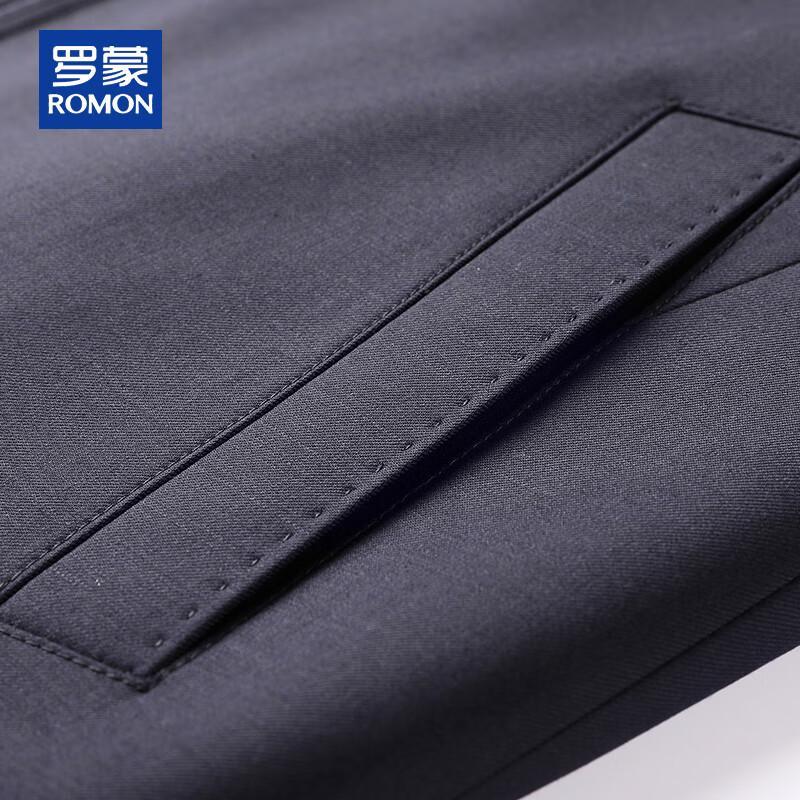 Romon Men's Executive Wool Jacket with Detachable Goose Down Liner