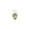 Green Amethyst Gemstone 925 Sterling Silver Handmade Gift Jewelry Pendant 1.01" PP-56-10