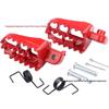 Red Off-Road Footpegs for Yamaha PW50/80 TW200