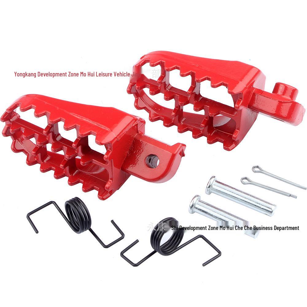 Red Off-Road Footpegs for Yamaha PW50/80 TW200