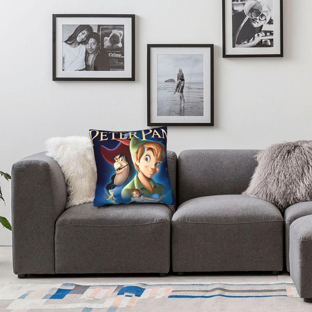 Kissenbezug Cartoon P-Peters P-Pan Bequem Kissenbezug Für Wohnzimmer Bett Stuhl Vintage Kissenbezüge
