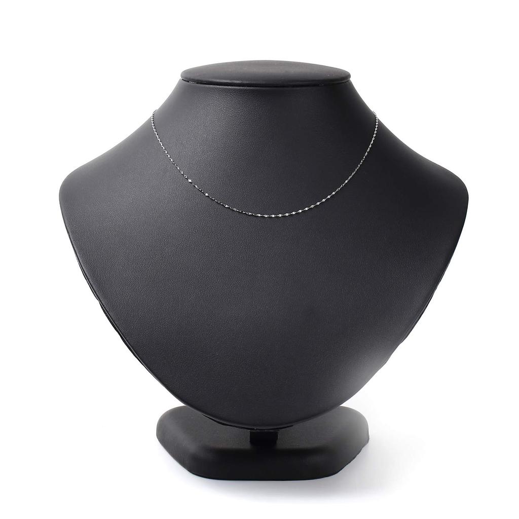 Goods Petal Necklace Platinum Pt850 [Happy Shop] Chain, 40cm, 1.2mm Wide,