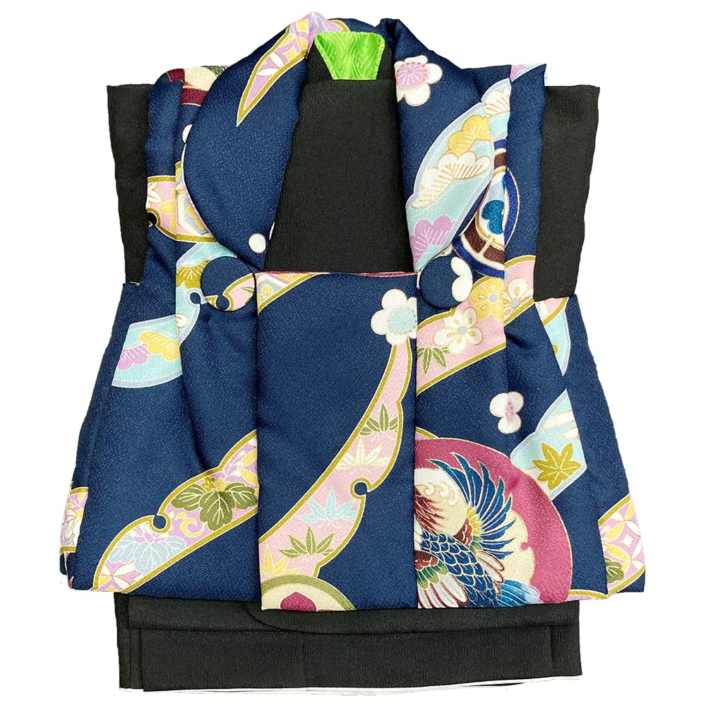 

Комплект одежды для кимоно Years First First Baby Комплект одежды и кимоно для младенца x Navy [Kyoto Yuzen] (0-1 Старый) Еда, Фестиваль, Кимоно для мальчиков, Детский, Ансамбль, 2-х частей