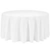 Round Catering Banquet Tablecloth 260Cm White