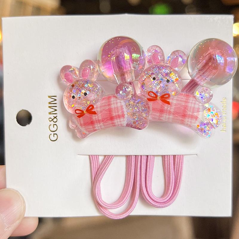 2 BUC Benzi Elastice de Păr Noi, Drăguțe, Colorate, Pisică Neagră, Fete, Accesorii de Păr, Elastice de Păr pentru Copii, Articole de Păr pentru Bebeluși